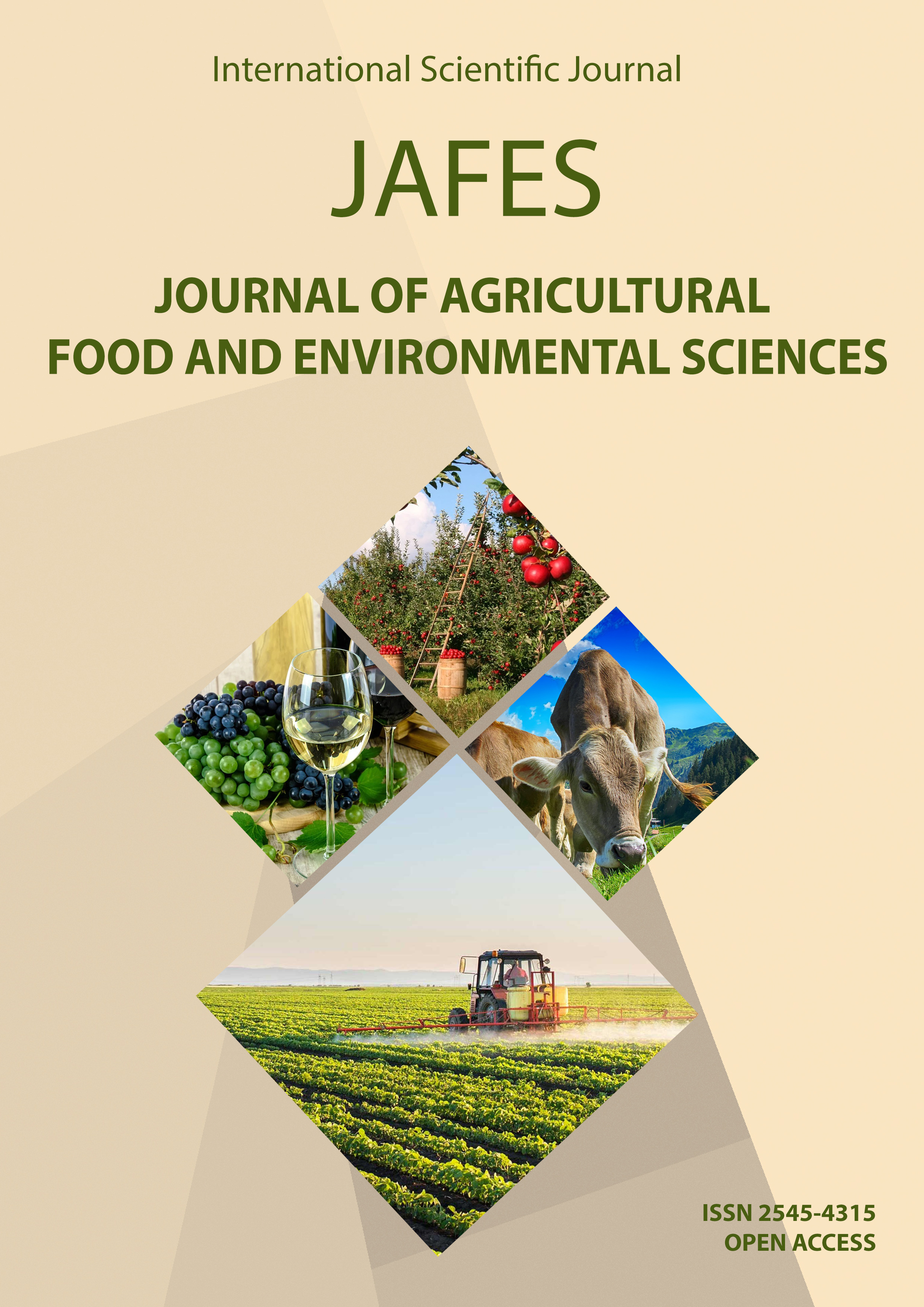 Прегледај Том. 78 Бр. 2 (2024): Journal of Agricultural, Food and Environmental Sciences, JAFES